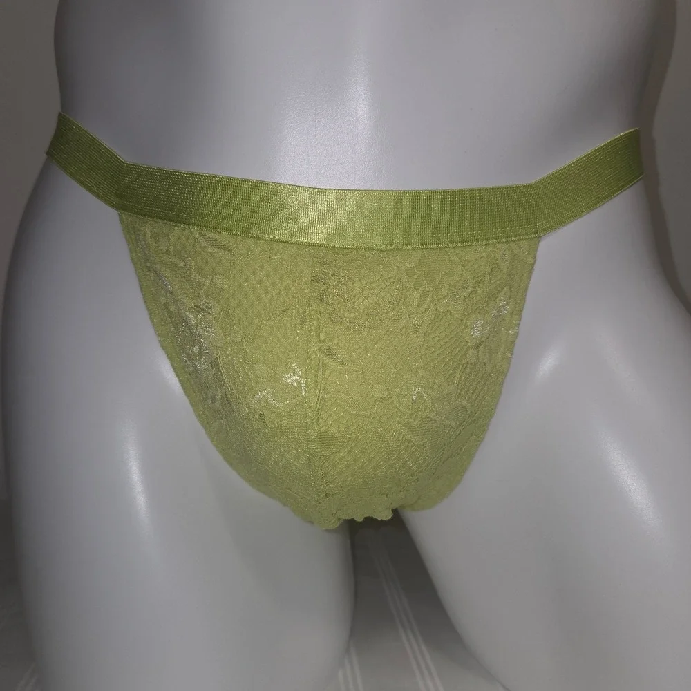 Cosabella Exquisite Italian Lace Mid-Rise‎ Men's Thong Stretch Italian Underwear